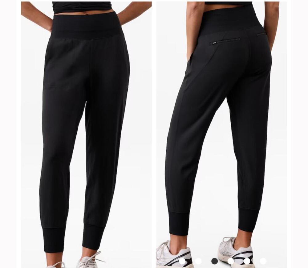 Athleta Venice High Rise Jogger Women’s Size Medium in Black #597888 EUC